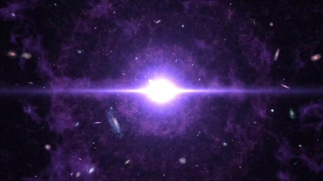 The Big Bang, the birth of our universe. Universe science astronomy.
