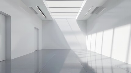 Obraz premium Empty Light White Room
