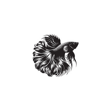 recommend clip art: Betta Fish silhouette