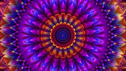 A kaleidoscope of hues, gracefully moving and shifting in a hypnotic dance.