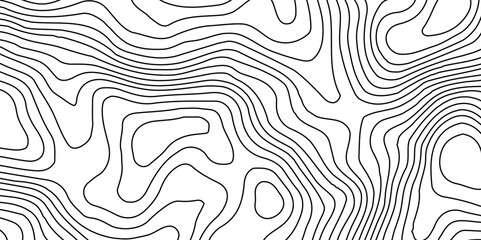 Topographic map contour background pattern.Natural printing illustrations of maps.Grey topographic lines. Texture of lines.pattern shape in organic wood on white and transparent background,