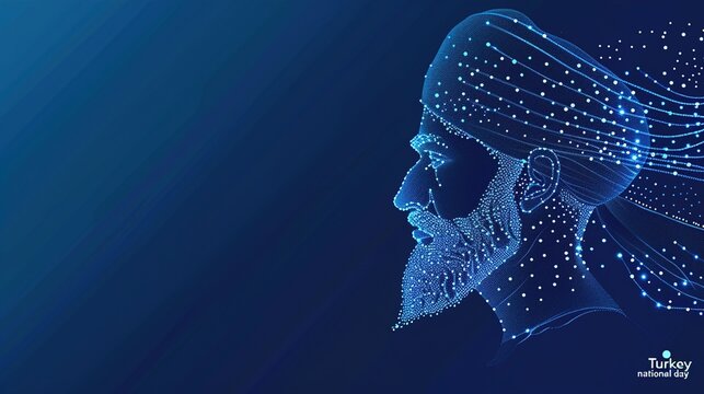 Abstract vector illustration happy guru nanak jayanti.