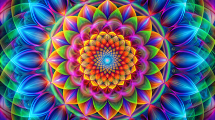 A kaleidoscope of hues, gracefully moving and shifting in a hypnotic dance.