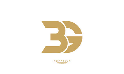 BG, GB, B, G, Abstract Logo Monogram