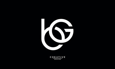 BG, GB, B, G, Abstract Logo Monogram