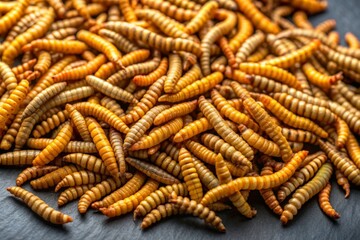 Dried mealworm larvae