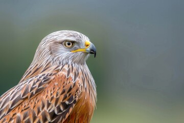 Fototapeta premium Yellow-billed Kite. Beautiful simple AI generated image in 4K, unique.