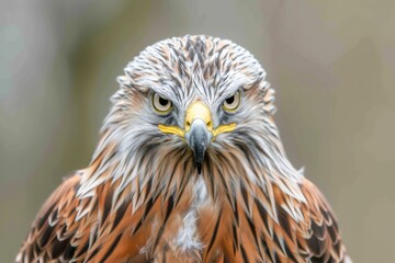 Fototapeta premium Yellow-billed Kite. Beautiful simple AI generated image in 4K, unique.