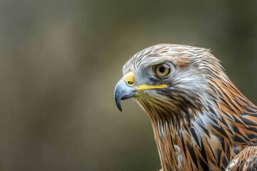 Fototapeta premium Yellow-billed Kite. Beautiful simple AI generated image in 4K, unique.