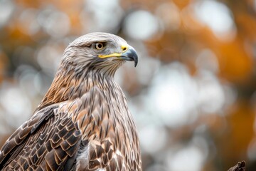 Obraz premium Yellow-billed Kite. Beautiful simple AI generated image in 4K, unique.