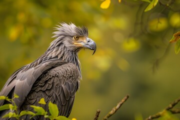 Fototapeta premium Yellow-billed Kite. Beautiful simple AI generated image in 4K, unique.