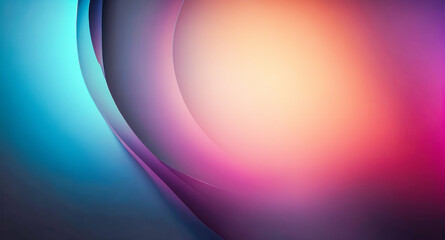 Abstract Gradient Background with Curved Lines