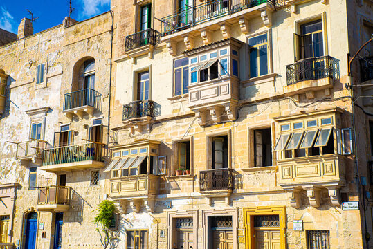 Fa&ccedil;ade atypique Maltaise