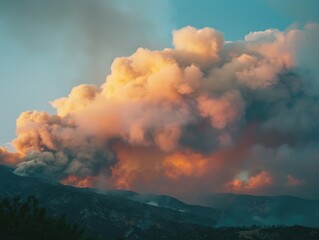 Mountain Smoke Plume