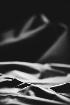 PFAS-free fabric arranged as a mountain landscape