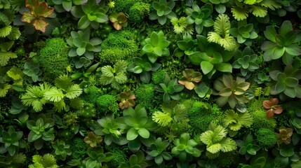 Fototapeta premium natural moss on the wall