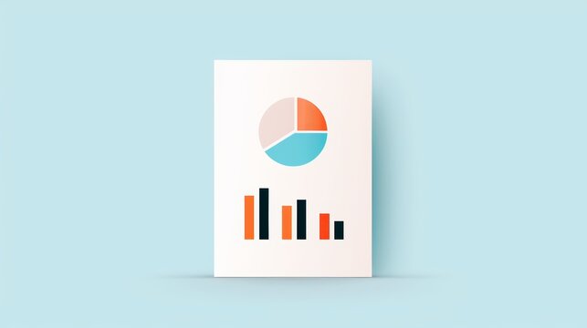 Scatter plot, analyzing economic data, flat design illustration, high-resolution photo, realistic photo, cinematography
