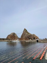 view of the beach iwate japan