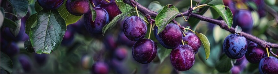 plum crop, plum orchard