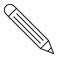Pencil Vector Line icon Design