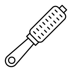 Lint Roller Vector Line icon Design