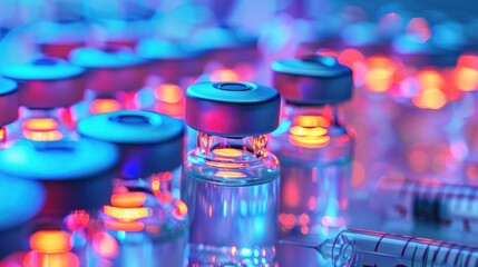 Immune protection through vaccines and genetics using vials