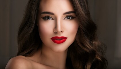Fototapeta premium gorgeous woman portrait, AI generated