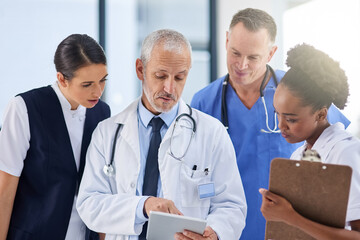 Your health is our priority. Cropped shot of doctors in the hospital.