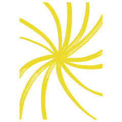 Handmade ray radial texture