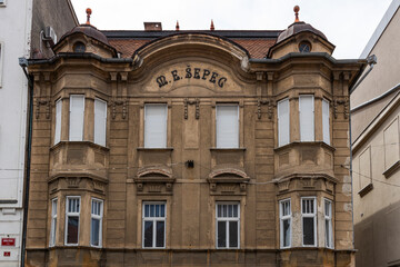 Maribor, Slovenia. Beauty of the historic center, typical streets, squares, underground cellar and the beauty of a city with Austrian architecture. Famous for wine. Second largest city in Slovenia.