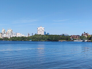 Naklejka premium The blue expanses of the capital's outskirts