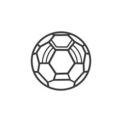 football minimalist line art icon logo symbol