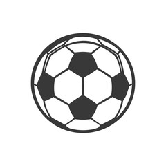 Fototapeta premium football minimalist line art icon logo symbol