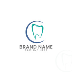 Dental logo - dentist, dental clinic, dental care, dental hospital and teeth logo