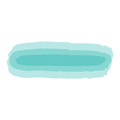 Blue Rounded Rectangular Transparent Bookmark