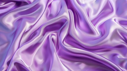 Obraz premium Smooth and soft purple silk fabric texture resembling luxurious satin Background with ice creamlike smudges and gradients