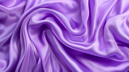 Obraz premium Smooth and soft purple silk fabric texture resembling luxurious satin Background with ice creamlike smudges and gradients