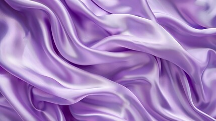 Fototapeta premium Smooth and soft purple silk fabric texture resembling luxurious satin Background with ice creamlike smudges and gradients