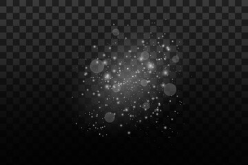 golden dust light png. Bokeh light lights effect background. Christmas glowing dust background Christmas glowing light bokeh confetti and sparkle overlay texture for your design.