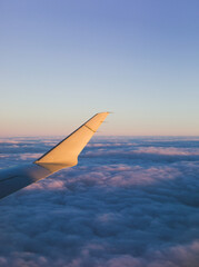 view from airplane window