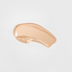 An elegant sample of a cosmetic swatch showcasing a rich shade and silky texture. Perfect for use in advertising campaigns, product catalogs, and sales presentations.