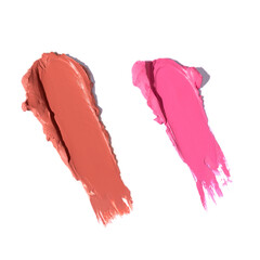 An elegant sample of a cosmetic swatch showcasing a rich shade and silky texture. Perfect for use in advertising campaigns, product catalogs, and sales presentations.