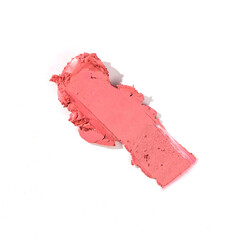 An elegant sample of a cosmetic swatch showcasing a rich shade and silky texture. Perfect for use in advertising campaigns, product catalogs, and sales presentations.