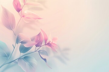 A minimal banner with flowing gradients, soft hues, and a clean composition. Elegant and calming design, hd quality, natural look