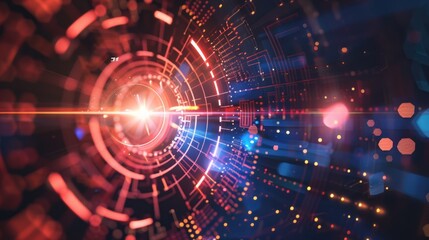 Abstract Digital Technology Background