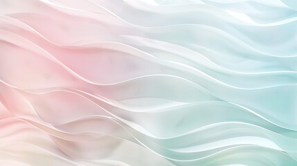 Subtle pastel wavy stripes a soft and calming effect