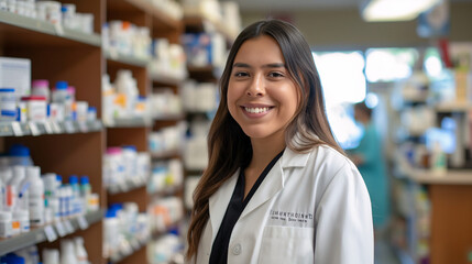 pharmacist with prescription