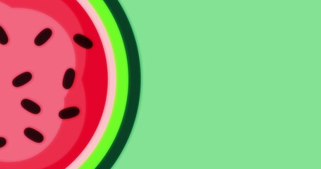 background with watermelon