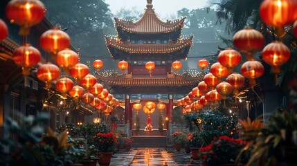 Fototapeta premium Chinese culture intricate work ethics and norms