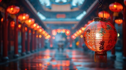 Obraz premium Chinese culture traditional beliefs and modern work ethics